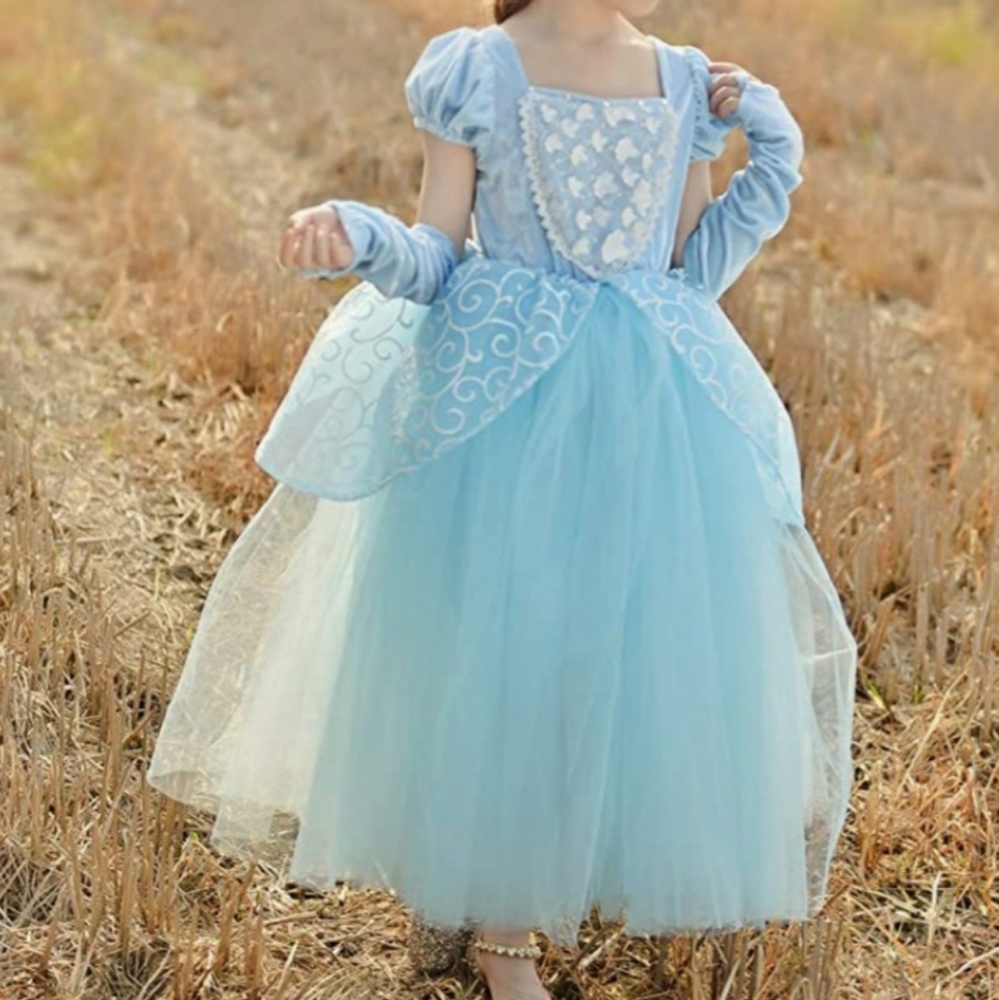 Blue Cinderella dress, size 5t
